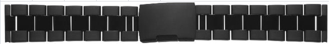 V-601-22 Black браслет Inox